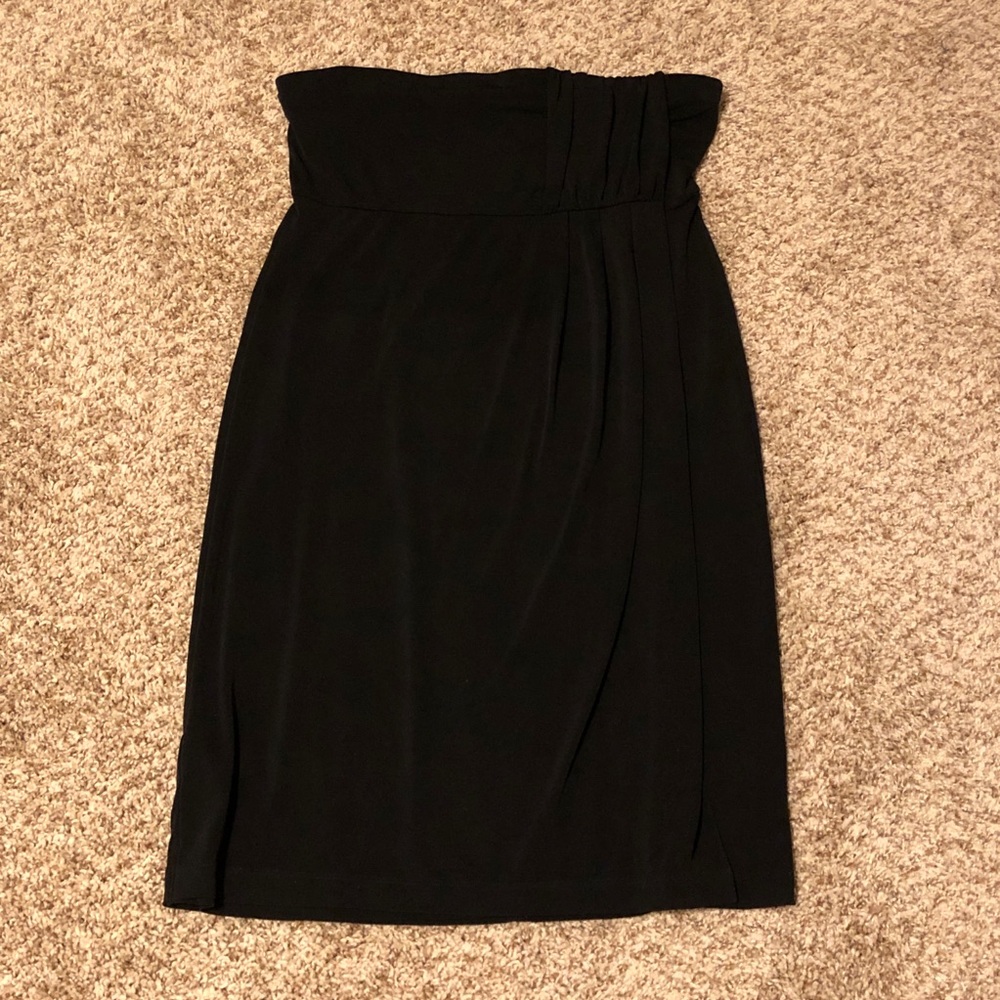 Ann Taylor strapless black dress size M